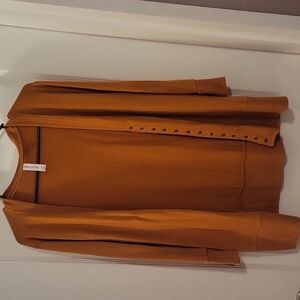 Burnt orange cardigan